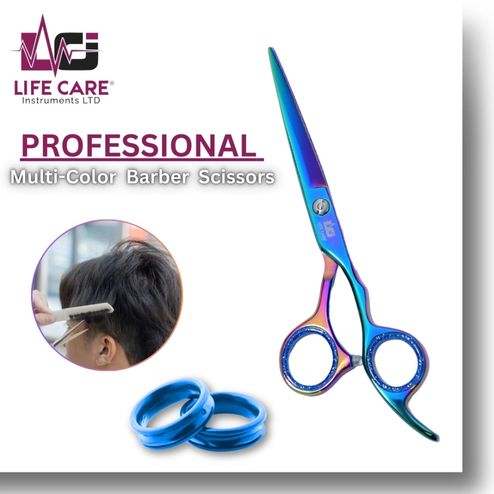 Best High-Quality Multi Hair Cutting Barber Scissors-LCI(Ltd)-Multicolor