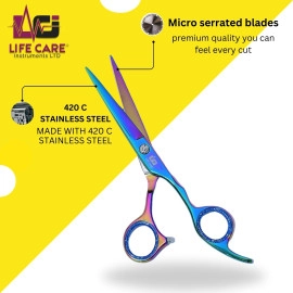 Best High-Quality Multi Hair Cutting Barber Scissors-LCI(Ltd)-Multicolor