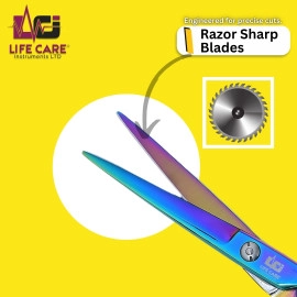 Best High-Quality Multi Hair Cutting Barber Scissors-LCI(Ltd)-Multicolor