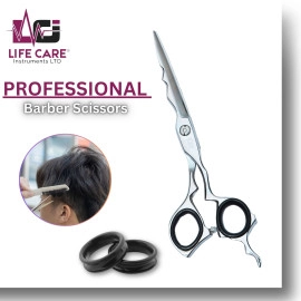 Professional Barber Scissors – Precision Haircutting Shears by Life Care Instruments LTD