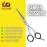 Professional Barber Hair Cutting Scissors Barber Salon Shears-LCI(Ltd)