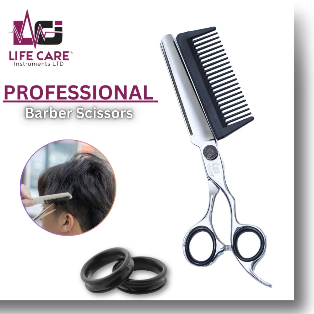 Professional Barber Silver Hair Dressing Scissors Barber Salon Shears-LCI(Ltd)