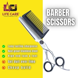 Professional Barber Silver Hair Dressing Scissors Barber Salon Shears-LCI(Ltd)