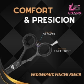 New Hair Thinning Scissors LCI (Ltd)-(Black)