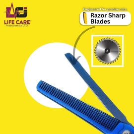 Premium Thinning Blue Scissor by Life Care Instruments LTD