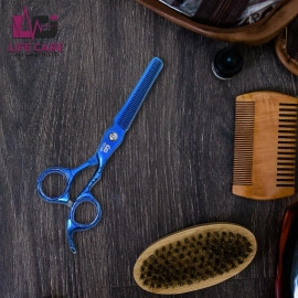 Premium Thinning Blue Scissor by Life Care Instruments LTD