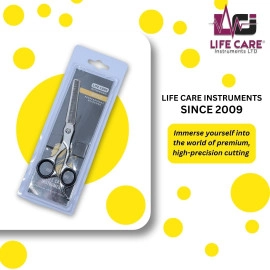Premium Thinning Silver Scissor by Life Care Instruments LTD