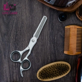 Premium Thinning Silver Scissor by Life Care Instruments LTD