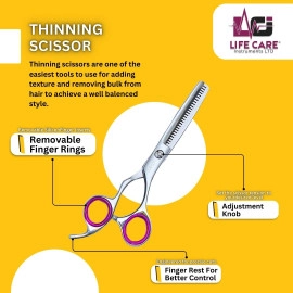 Top-Tier Thinning Scissors by Life Care Instruments LTD