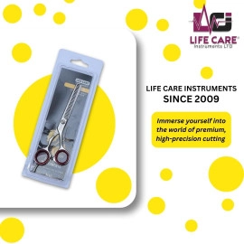 Top-Tier Thinning Silver Scissors by Life Care Instruments LTD