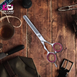 Top-Tier Thinning Silver Scissors by Life Care Instruments LTD