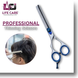 Superior Thinning Silver Scissors by Life Care Instruments LTD