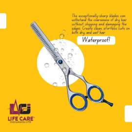 Superior Thinning Silver Scissors by Life Care Instruments LTD