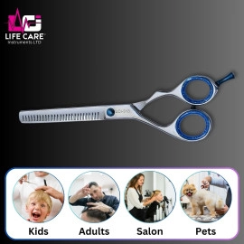 Superior Thinning Silver Scissors by Life Care Instruments LTD