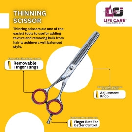 Elite Thinning Scissors by Life Care Instruments LTD