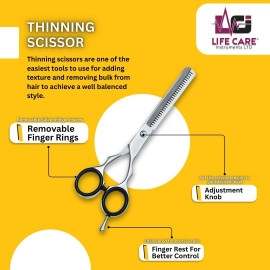 Luxury Thinning Scissors by Life Care Instruments LTD