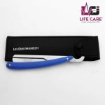 Turkish Plastic Handle Straight Razor (Blue) - LCI (LTD)