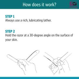 Wood Grey Handle Stainless Steel Straight Razor - LCI (LTD)