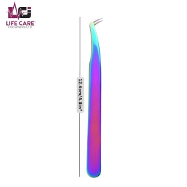 Stainless Steel  Eyelash Extensions Tweezers - LCI (LTD)