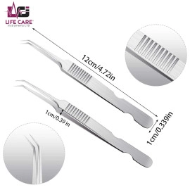 Best Stainless Steel Eyelash Tweezers - LCI (Ltd)